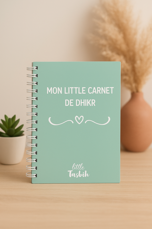 Carnet de Dhikr Vert pour Garçon